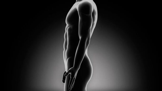 Homme faisant des exercices pour agrandir son pénis